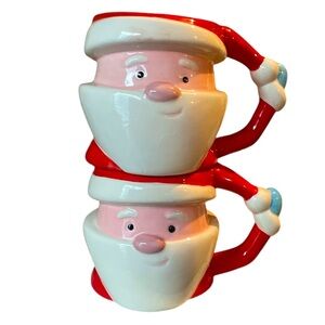 SANTA CLAUS MUGS➕Set Of 2